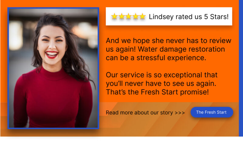 water damage restoration 5-star review